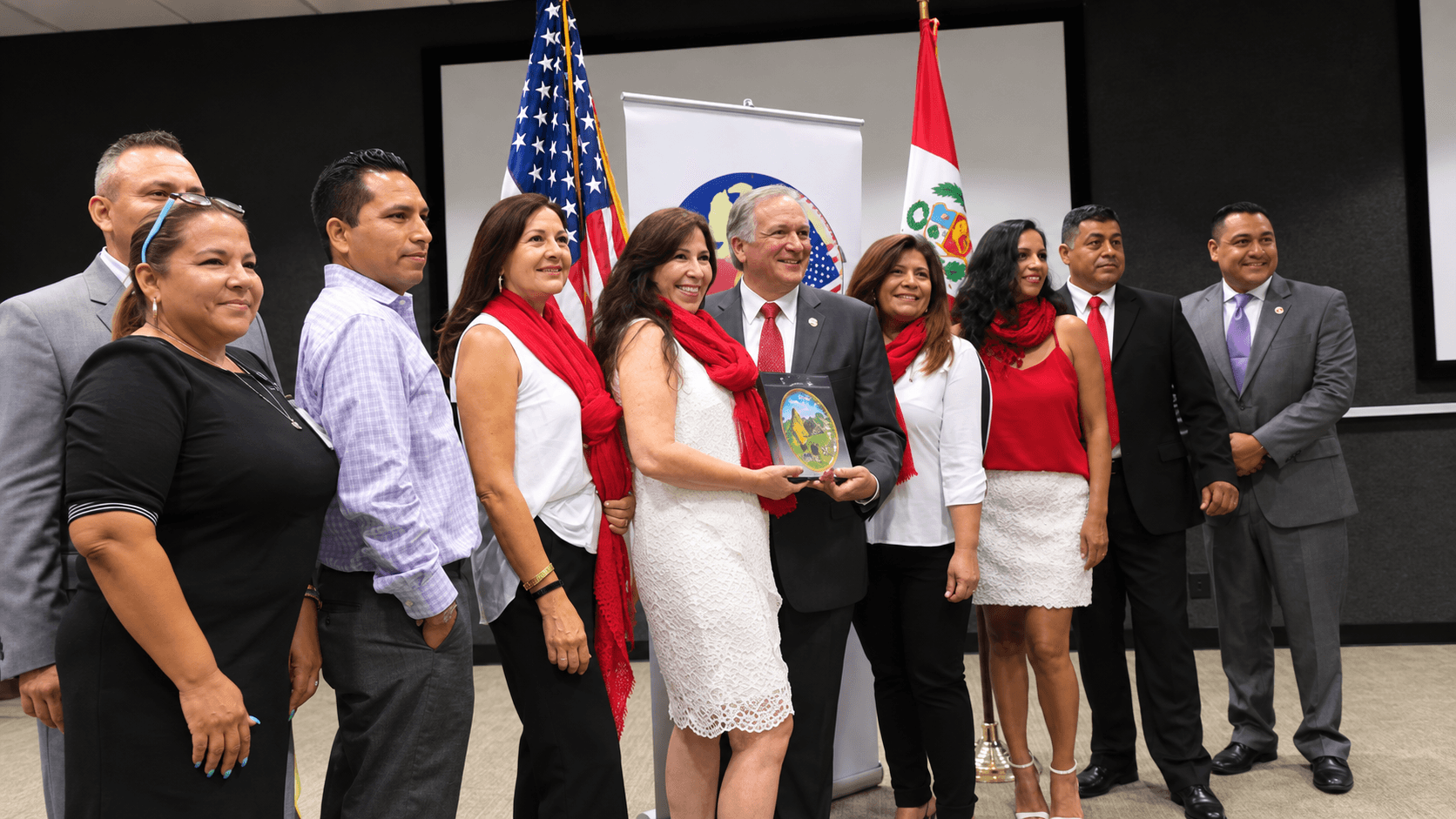 PACCLI members and community leaders at an institutional event