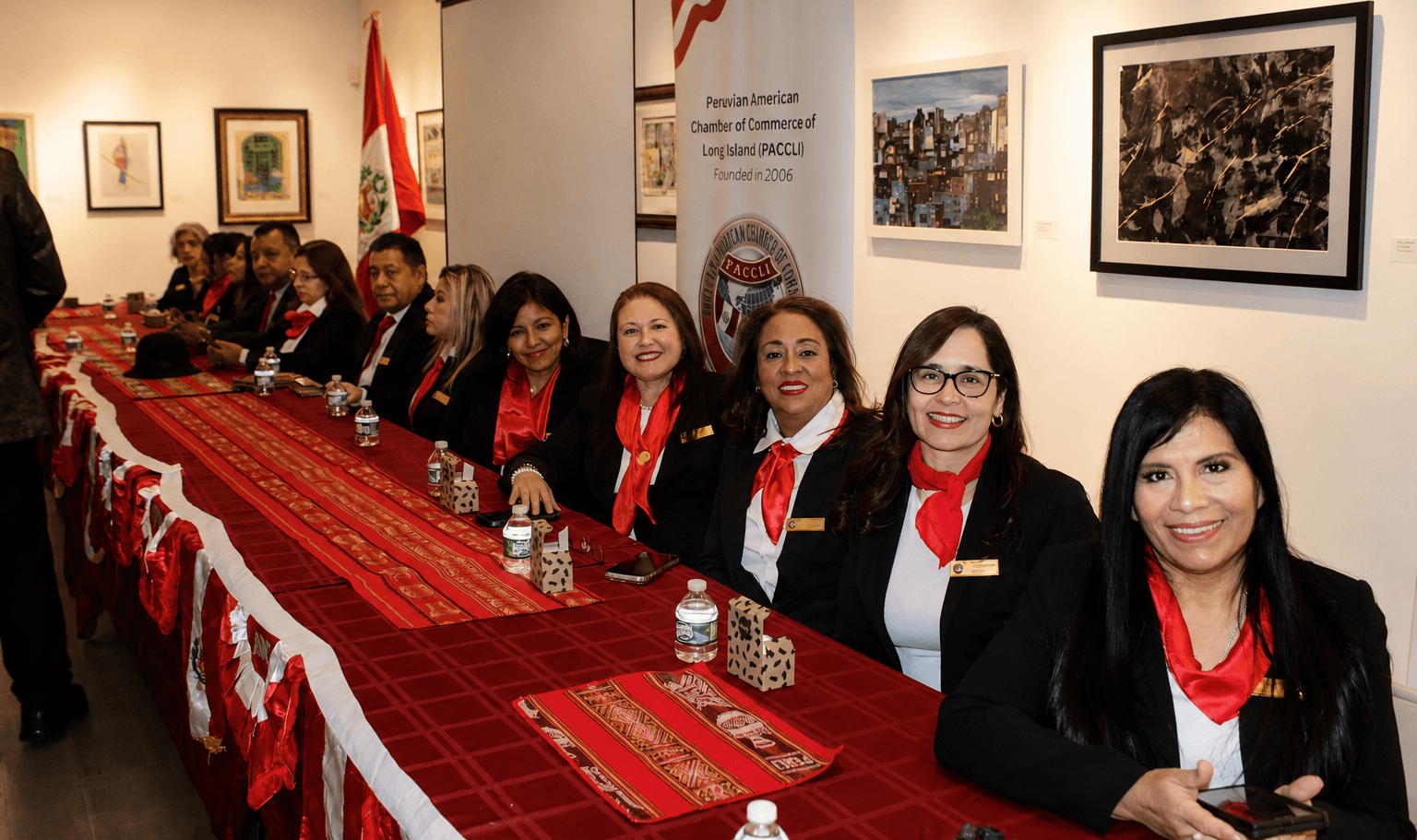 PACCLI community members representing Peru and the United States